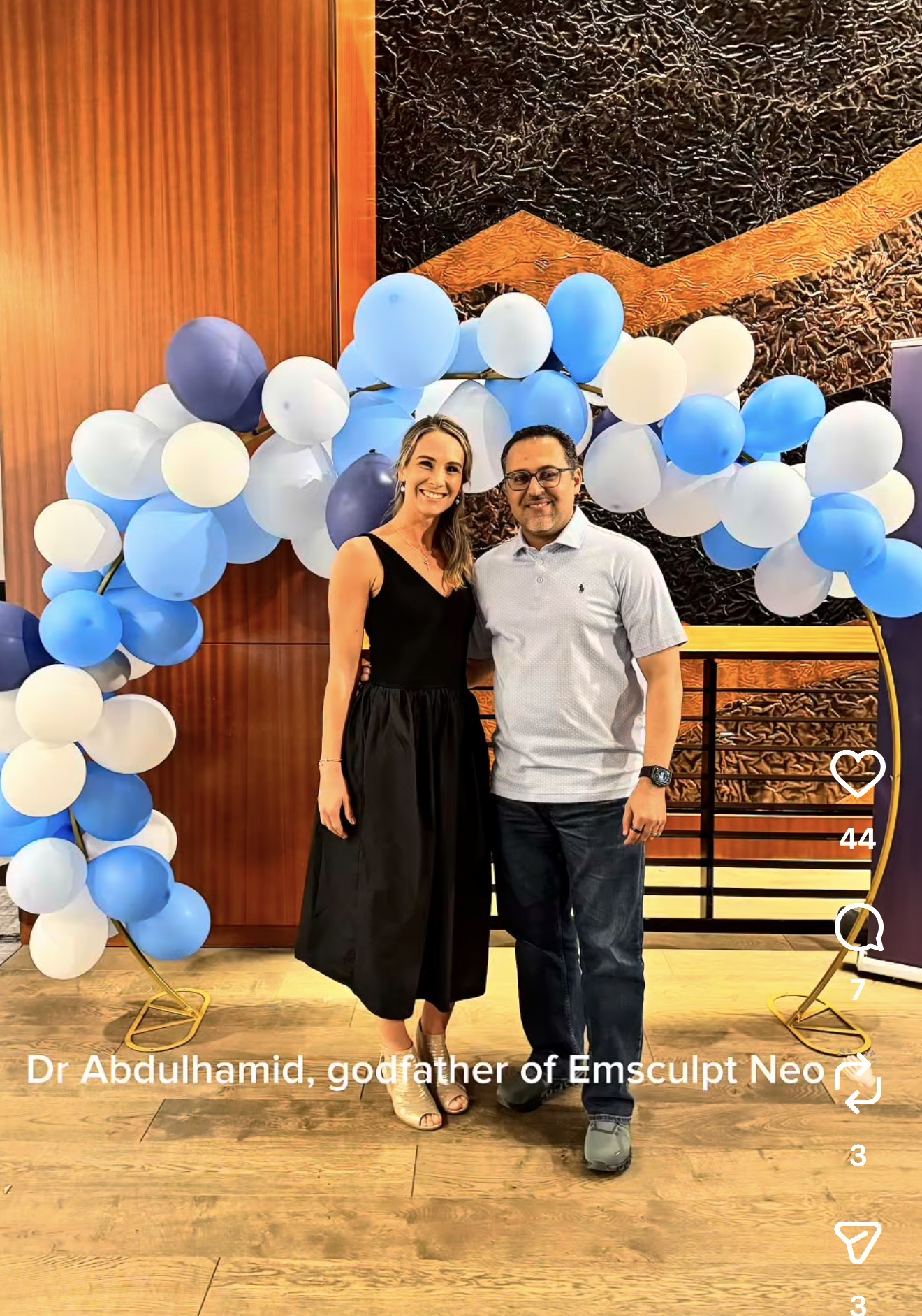 with Dr. Abdulhamid, the godfather of EMSCULPT NEO